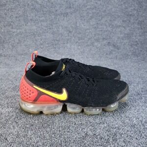 Nike Air Vapormax‎ Flyknit Shoes Mens Size 9.5 Black Sneakers 942842-005